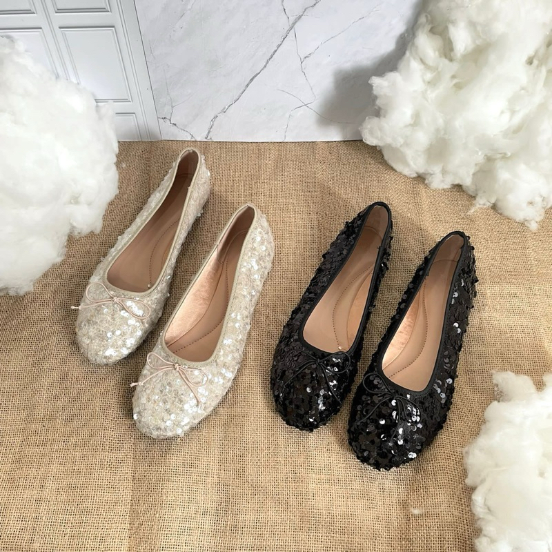 Ribbon blink flatshoes by Zara import high quality fashion shoes sepatu flat wanita kantor kerja cas