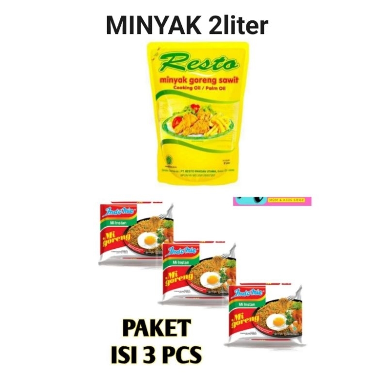 

PAKET HEMAT 2 IN 1 MINYAK 2L + Indomie 3pcs