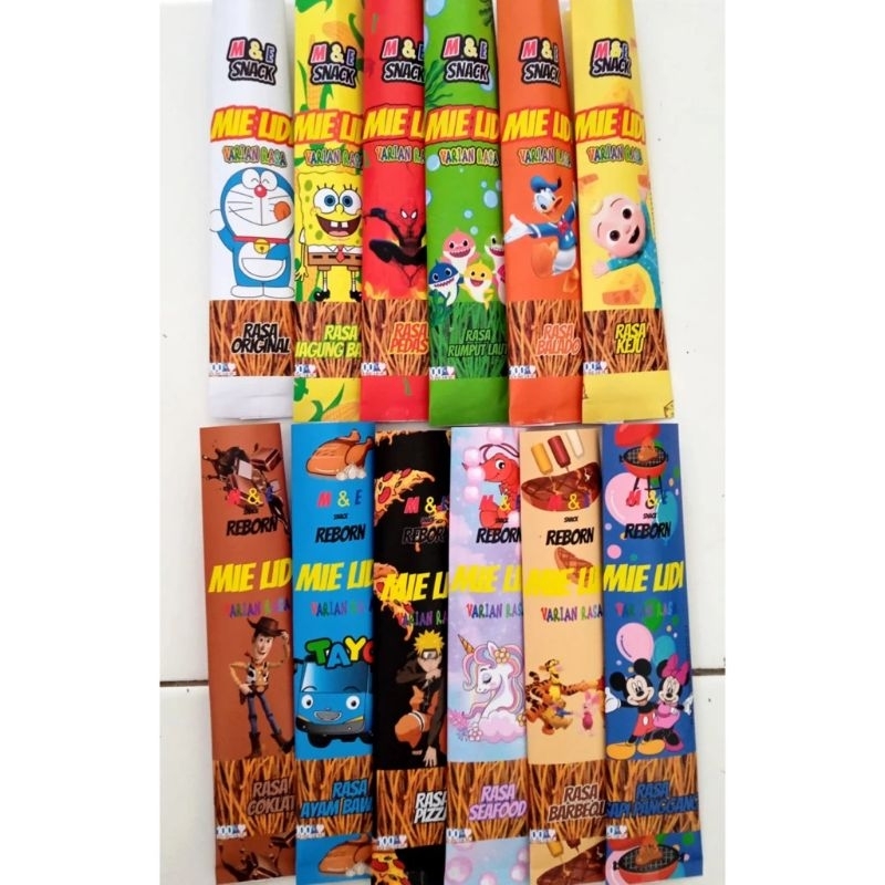 

Mie Lidi Harga Grosir 12 varian Rasa isi 120pcs
