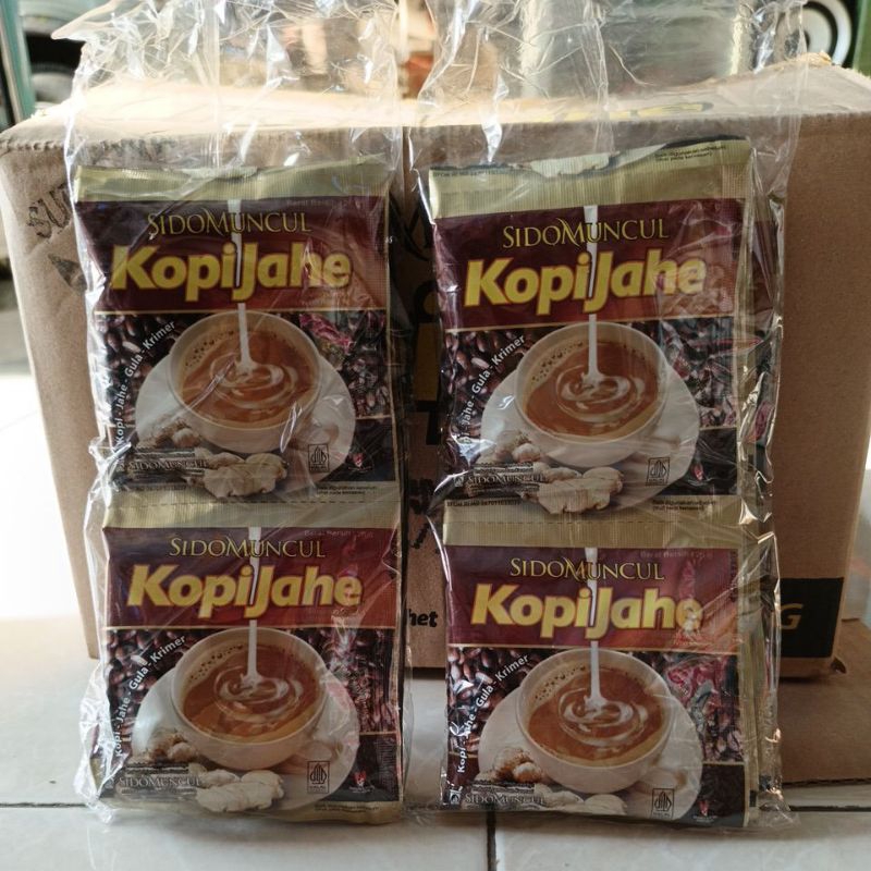 

Sidomuncul kopi jahe 1 renteng isi 10pcs@26gr