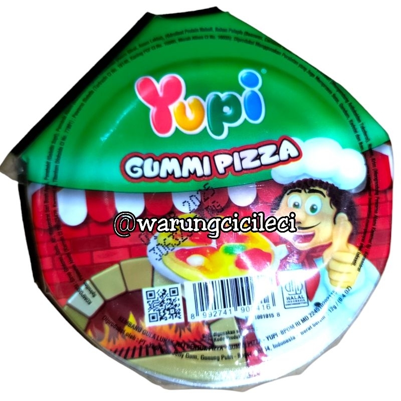 

YUPI GUMMI PIZZA 12g