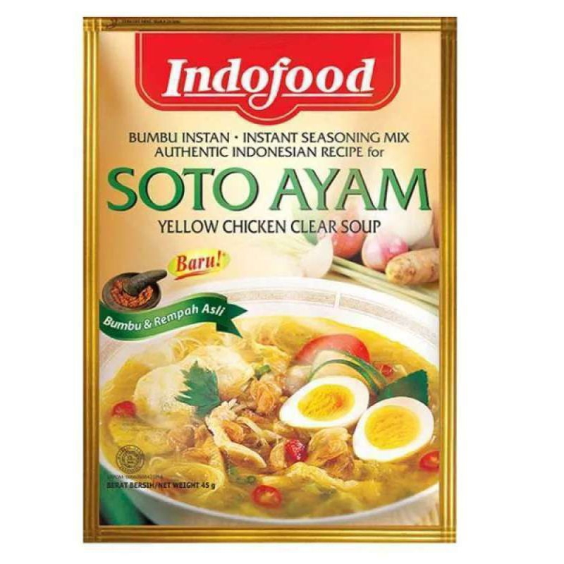 

Bumbu instant Indofood soto Ayam