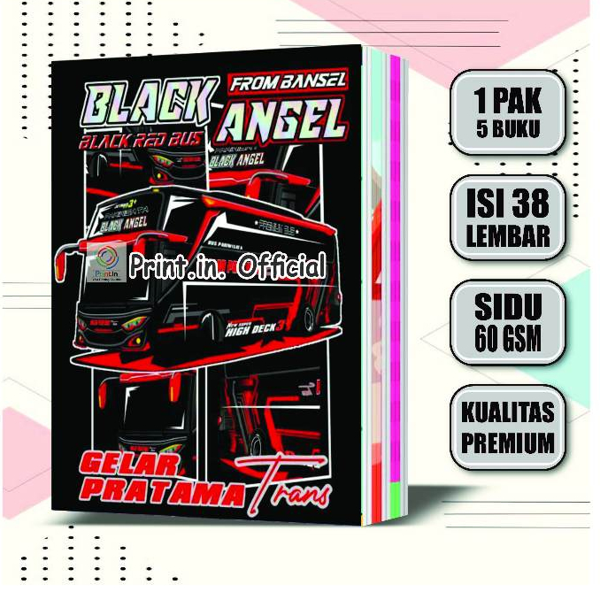 

Buku Tulis Custom Bus Mania 38 Lembar / Buku Tulis Sekolah