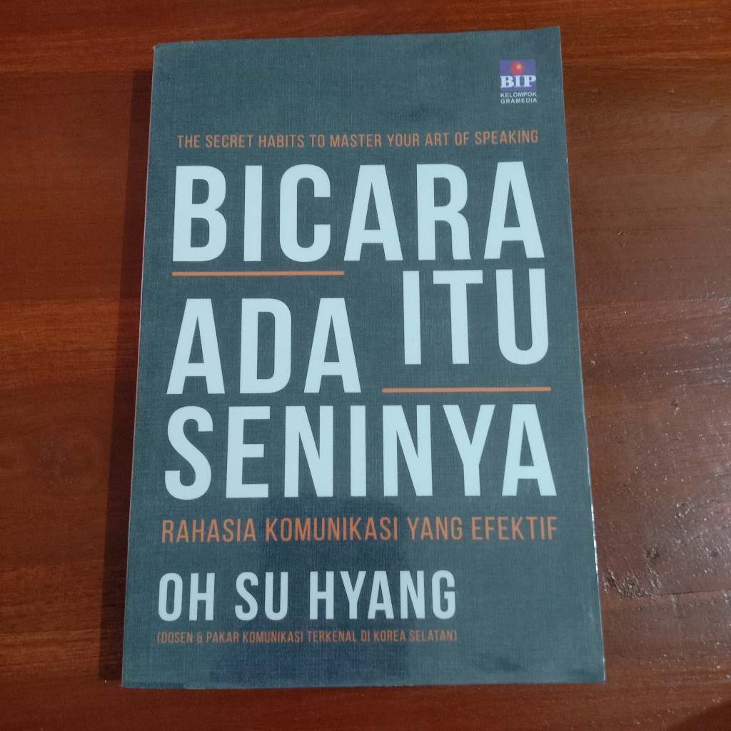 Bicara Itu Ada Seninya - Preloved