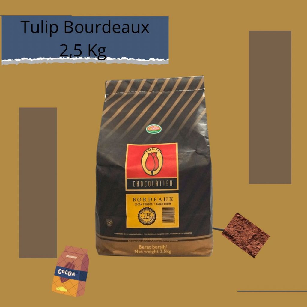 

coklat bubuk tulip Bordeaux 2,5 kg