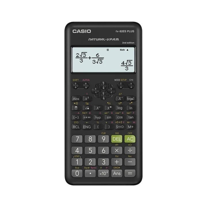 

Gramedia Cirebon- Multicasa Casio FX-82ES PLUS- Kalkulator Sekolah/Kuliah