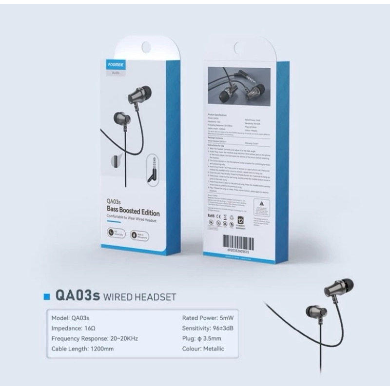 foomee qa03s headset