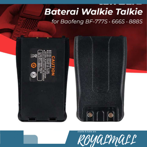 Baterai Walkie Talkie 2800mAh for Baofeng BF-777S 666S 888S / Baterai Batre Battery Radio Ht Walkie 