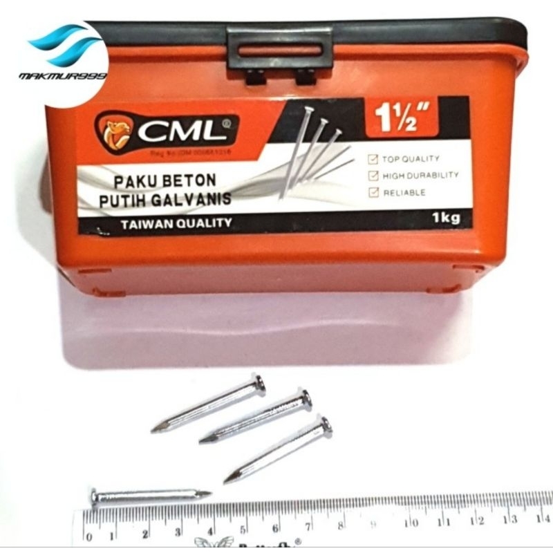 paku beton camel 4 cm - paku beton 1,5 inch putih per 1 dus