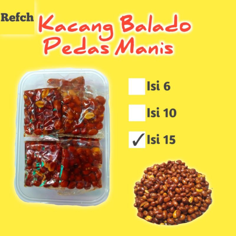 

Kacang Balado Pedas manis - varian isi 15 pcs