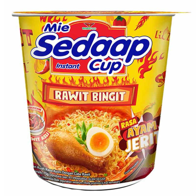 

Sedaap Mie Instant Cup Ayam Jerit 75 g