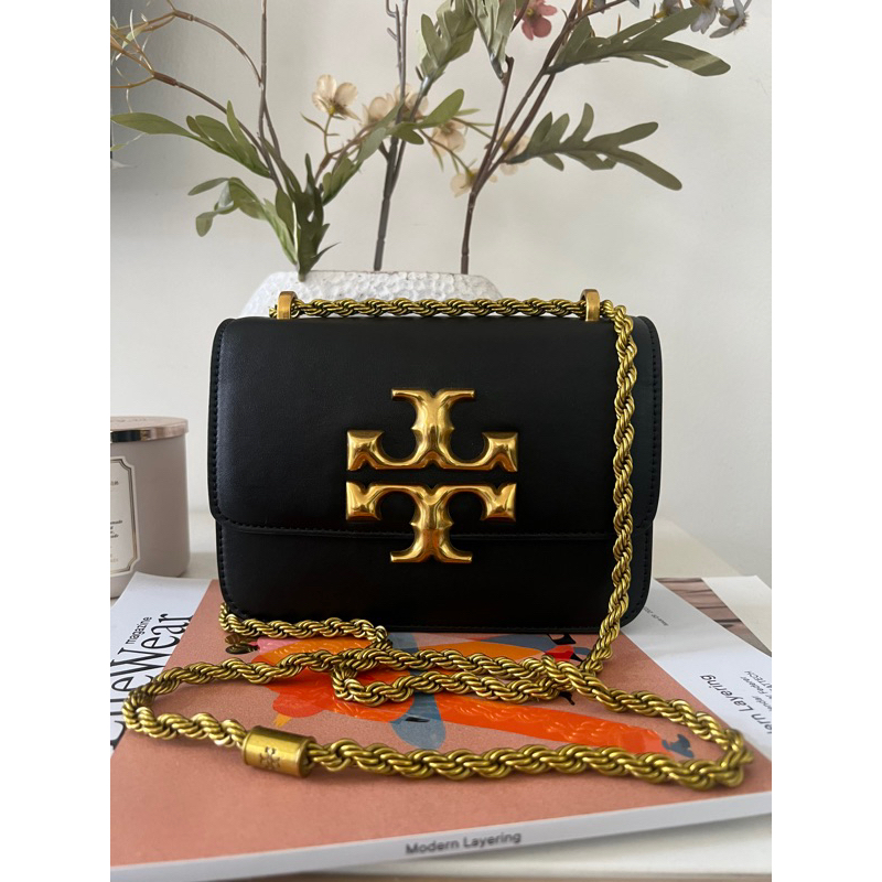 TB Eleanor Small Shoulder-Black (vvip mirror) toryburch