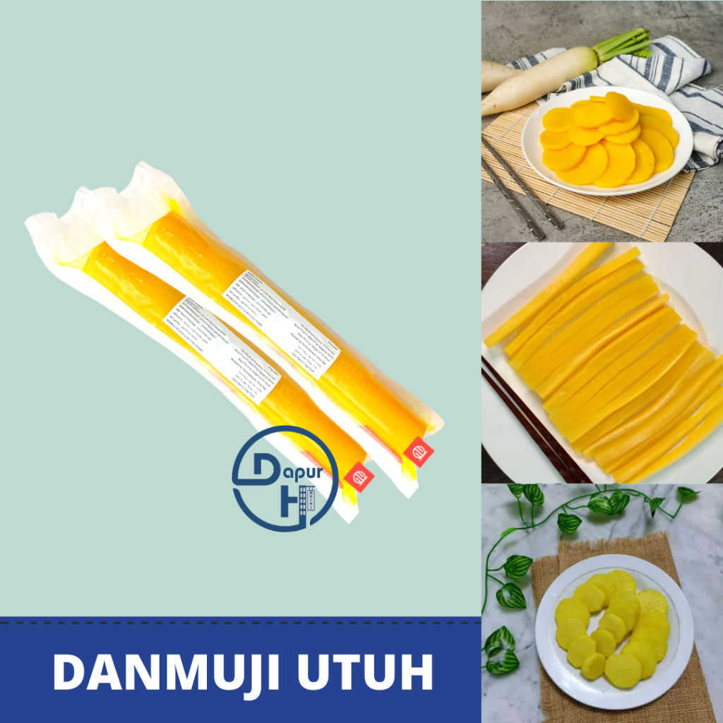 

DANMUJI Acar Lobak Korea 500 g │ Gimbab Dan Muji Pickled Daikon