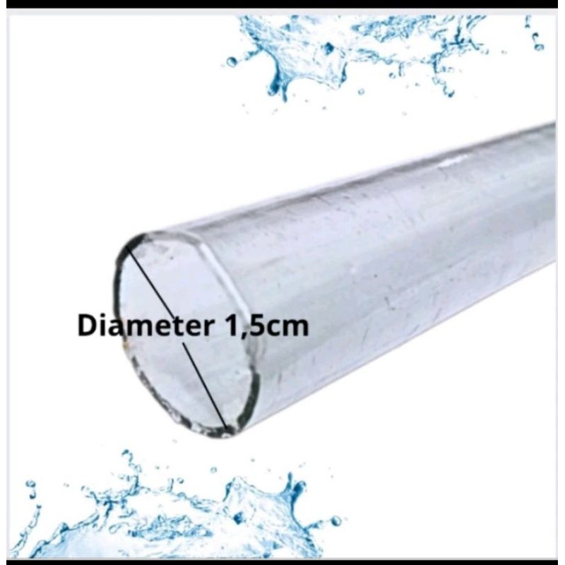 Pipa Bening Aquarium Ukuran Panjang 1meter 5/8 inch