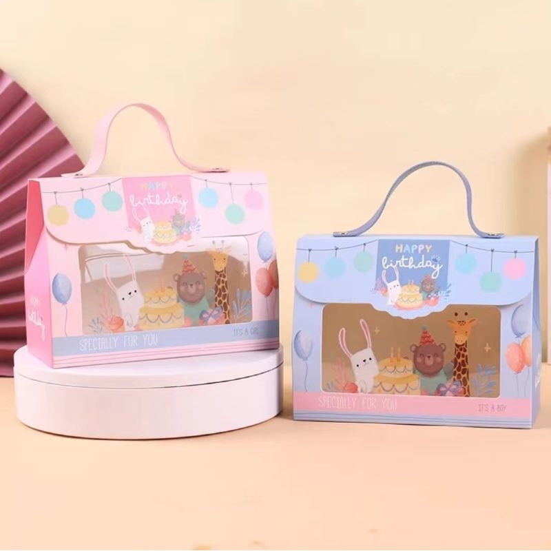 

Gift Box Happy Birthday | Paper Bag Tas Kado Ulang Tahun Karakter