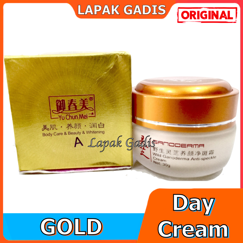 LapakGadisKu Cordyceps Gold Ginseng Ganoderma Day Cream / Krim Pagi / Krim A Cordyceps Gold Ginseng 