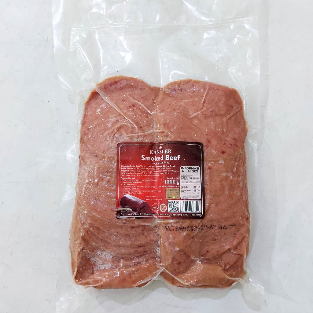 

Kanzler Smoked Beef 1 Kg – Daging Sapi Asap