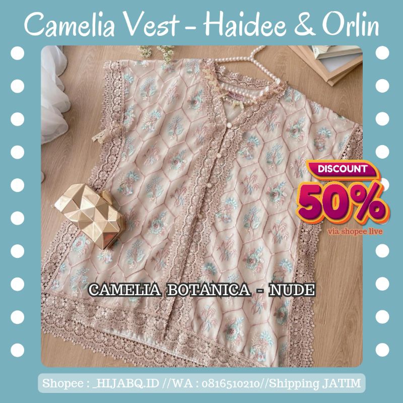CAMELIA VEST OUTER - HAIDEE & ORLIN / HAIDEE ORLIN