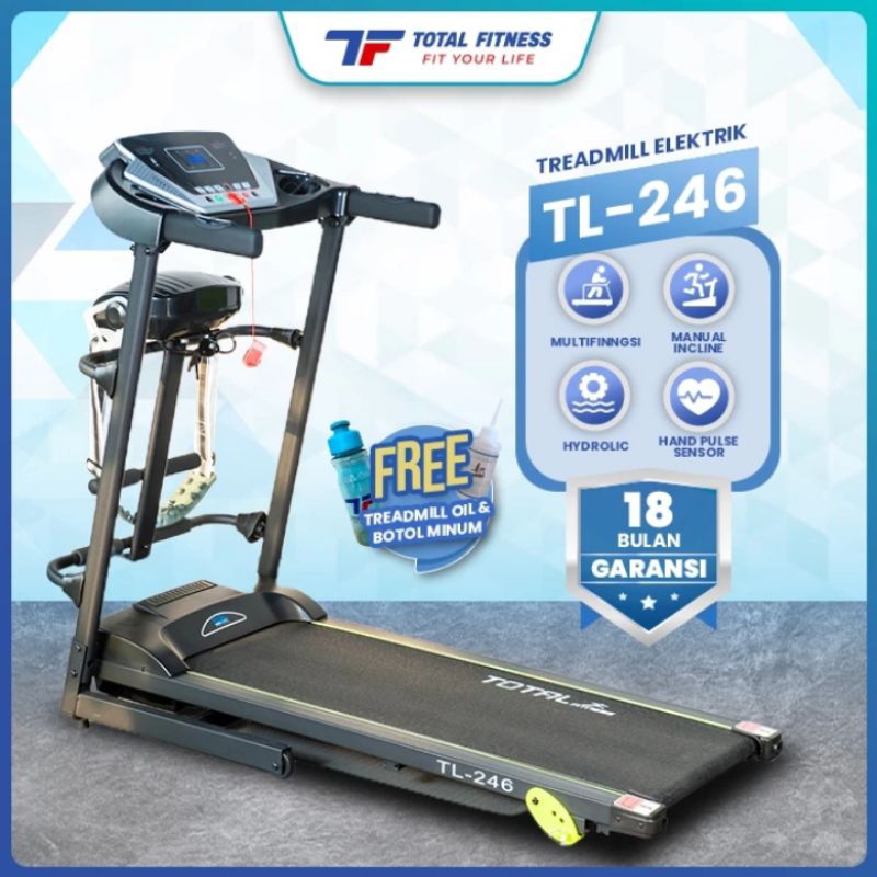 New Model Treadmil Elektrik  Tl 246 Cocok Untuk Menurunkan Berat Badan