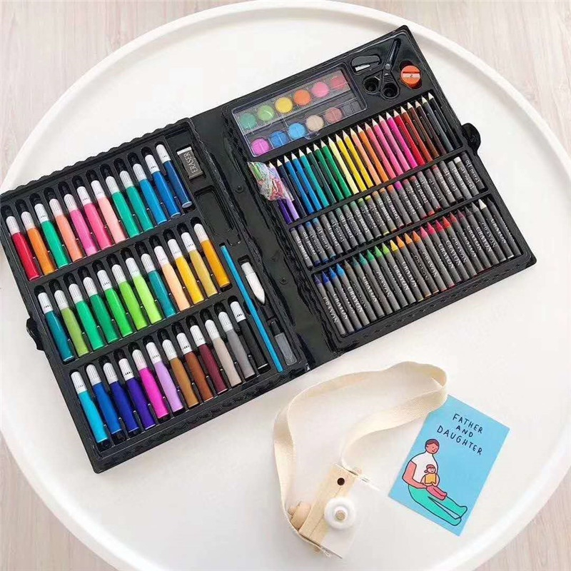 

CRAYON ART COLOURING SET ISI 150 PCS / ALAT MELUKIS DAN MEWARNAI ANAK / KRAYON WARNA