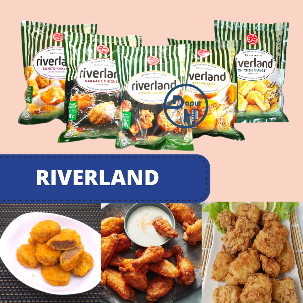 

RIVERLAND Japanese Premium Nugget Chicken & Beef 500g Halal