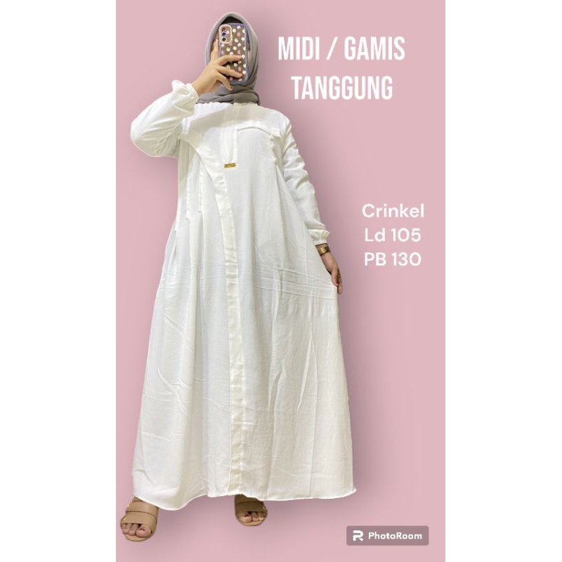 Gamis Putih /Midi Putih