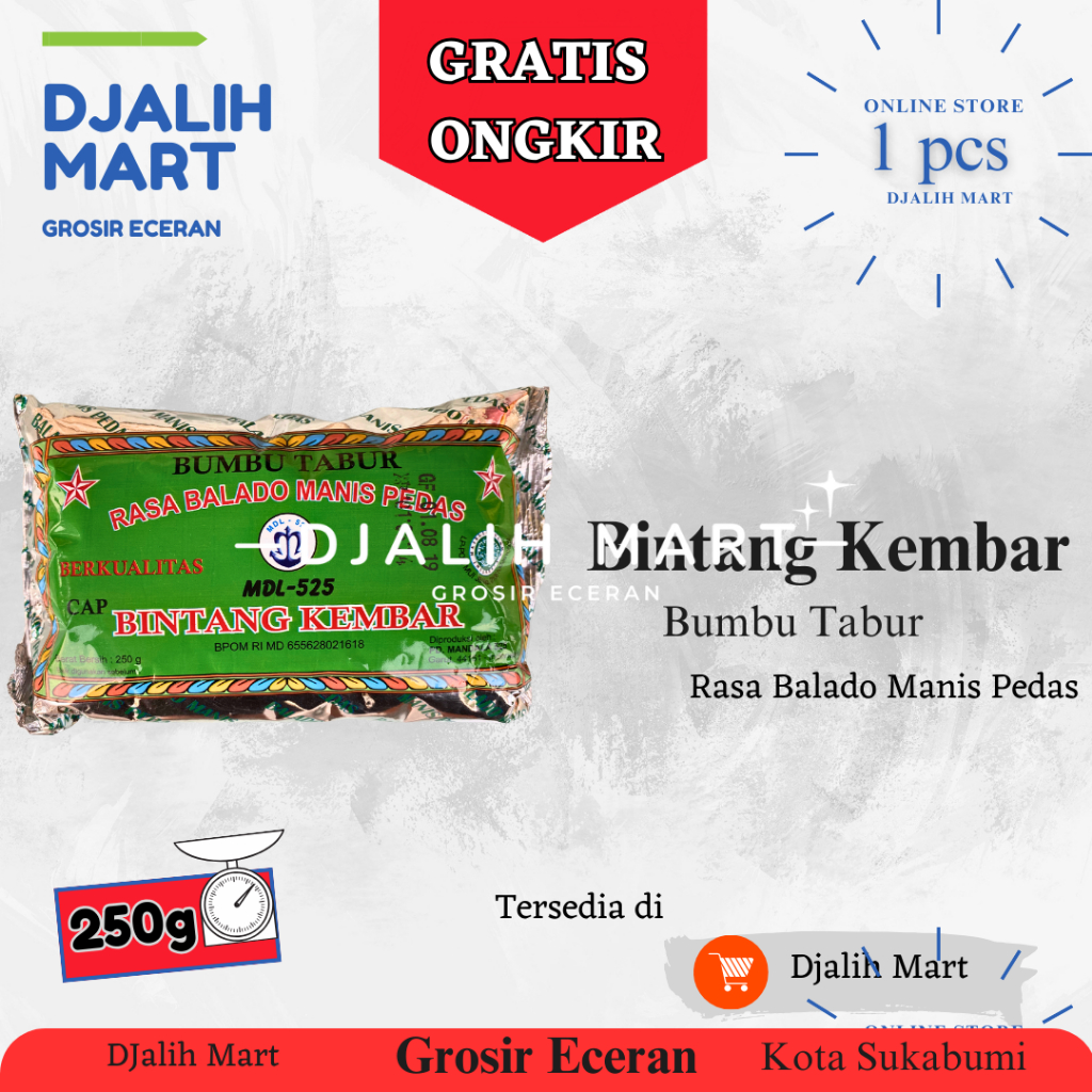 

Bintang Kembar Bumbu Tabur Rasa Balado