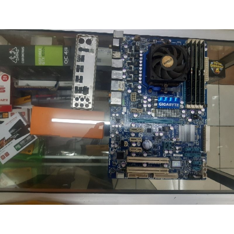 motherboard am3 4 slot ram paket phenom II x4 955