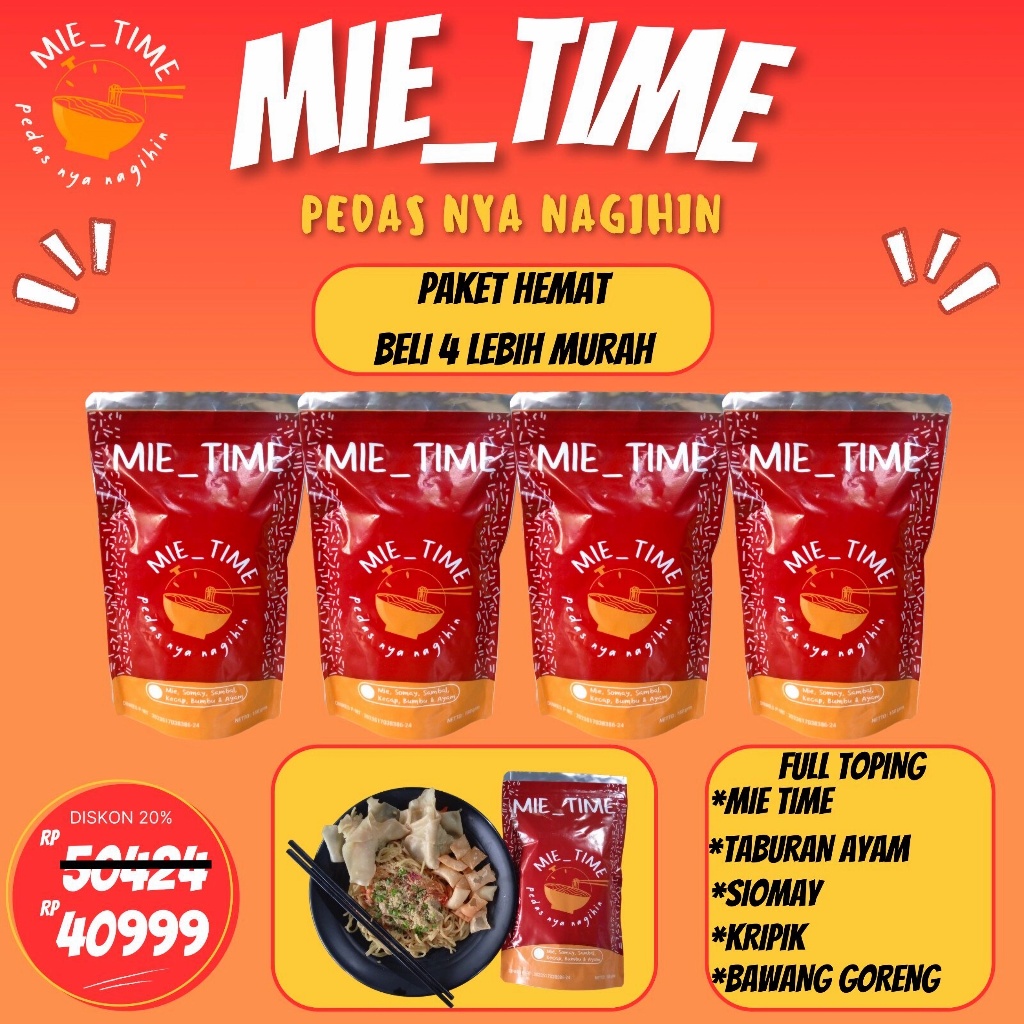 

Mie mie instan mie pedas ala MIE_TIME