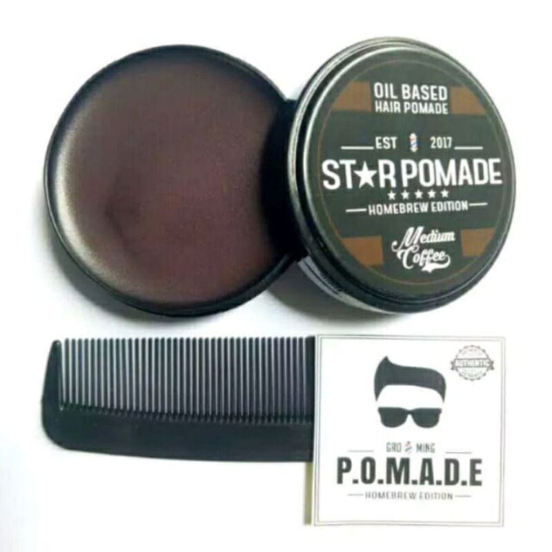 Star pomade oilbasd aroma kopi 55g