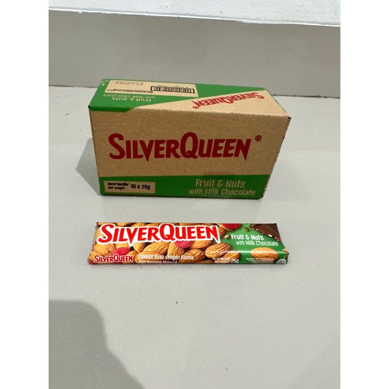 Silverqueen  25g Rasa Berry dan Fruit Nut