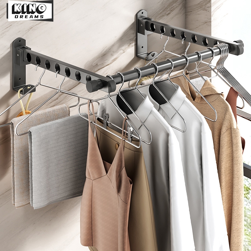 KING Dreams Gantungan Dinding Baju Lipat Minimalist Magic Hanger Tempel Gantung