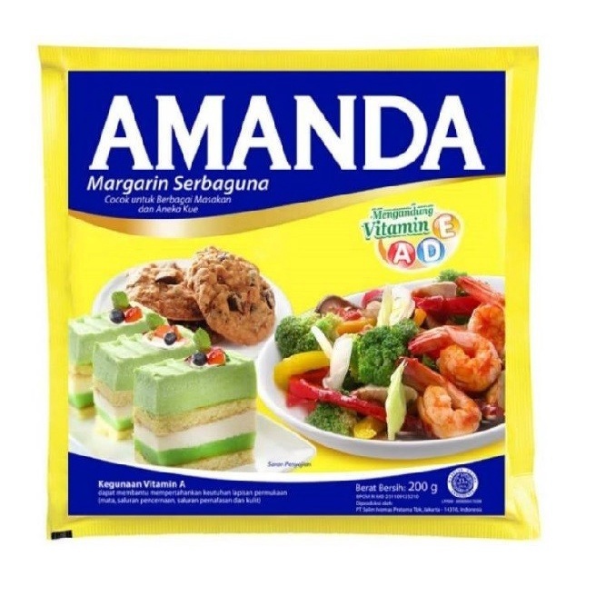 

Amanda Margarine - Margarine Amanda 200gr