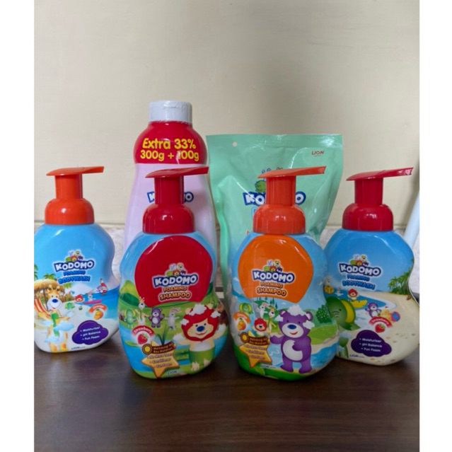 kodomo shampo bodywash powder 300+100