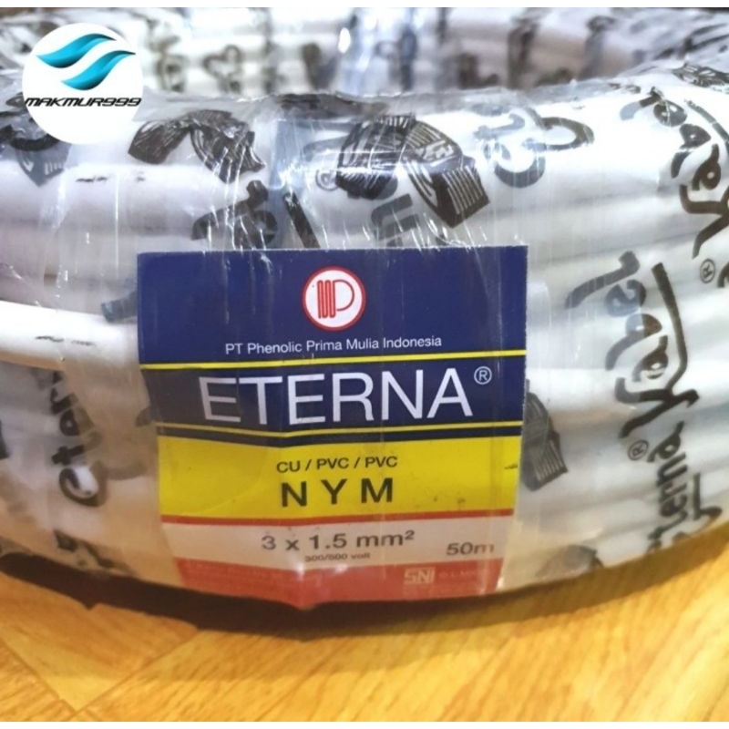 kabel eterna 3x1,5mm per 1 rol