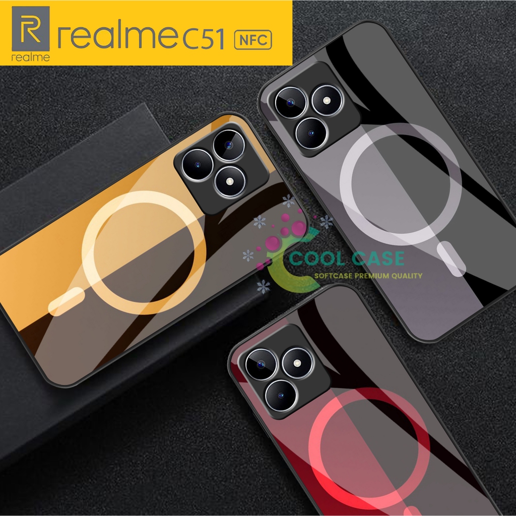 Softcase Glossy Glass Realme C51 NFC Terbaru [CK166] - Casing Handphone Realme C51 NFC -  Pelindung 