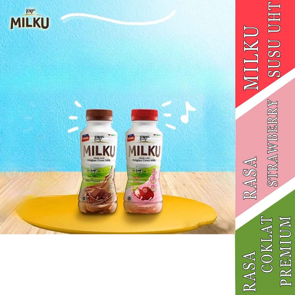 

Susu Premium - Milku - Susu UHT - Susu Belgian - 200ml