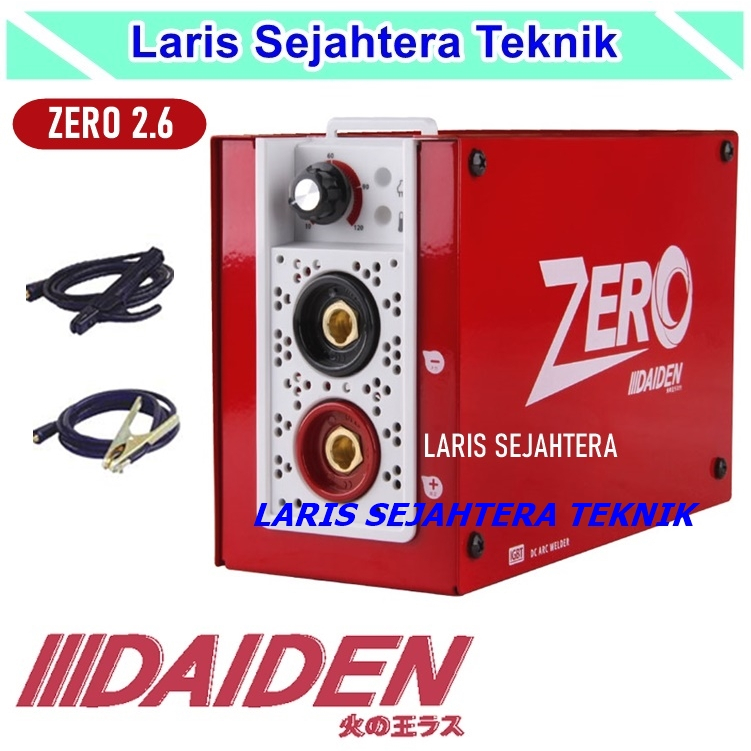 Mesin Las Daiden Zero / Trafo Las Inverter 900 WATT DAIDEN ZERO 2.6MM