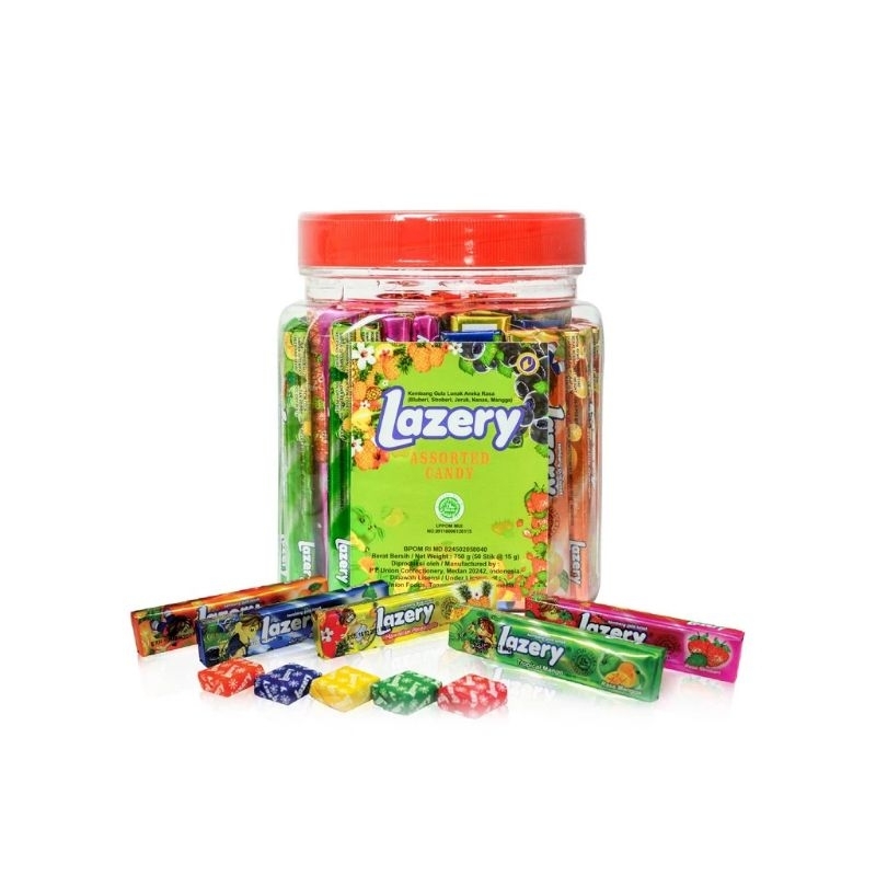 

Permen Lazery Assorted - Lazery Assorted candy isi 50pcs