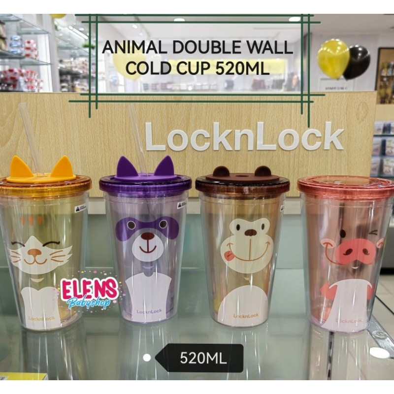 Lock n Lock botol gelas minum anak sedotan bpa free