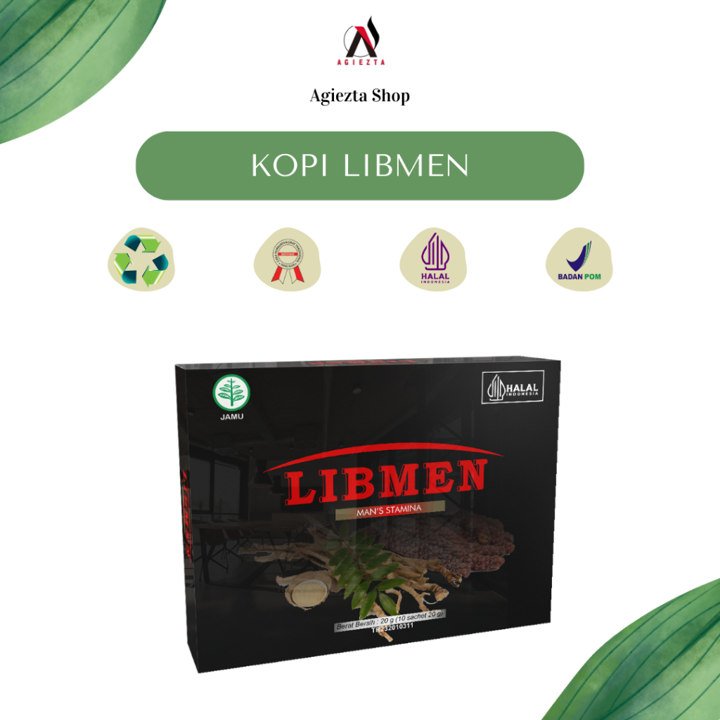 

Kopi Libmen - kopi kejantanan I kopi stamina I 1 box isi 10 pcs (200g)