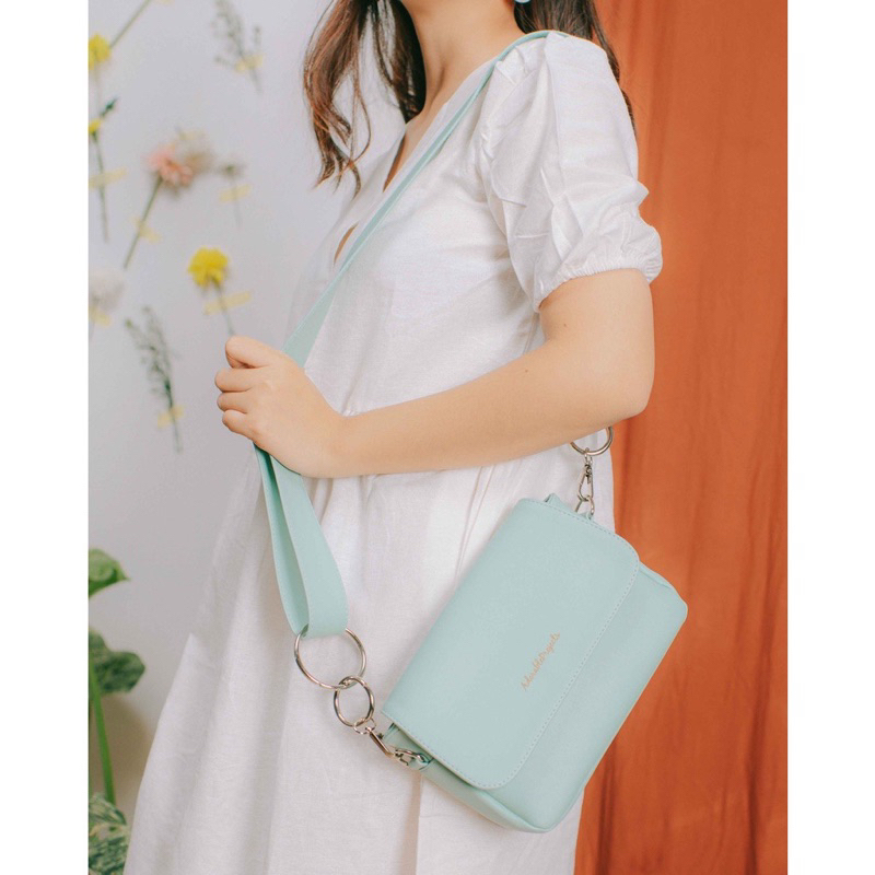 adorable projects emigo sling bag grey tas selempang wanita