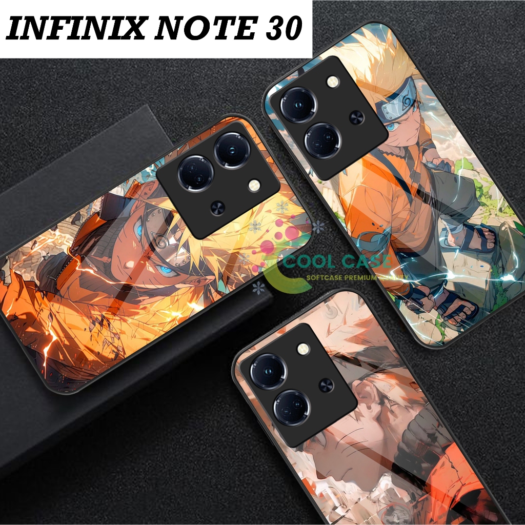 Softcase Kaca Infinix Note 30 Terbaru Naruto Shippuden [CK186] - Casing Handphone Infinix Note 30 -  Pelindung Handphone