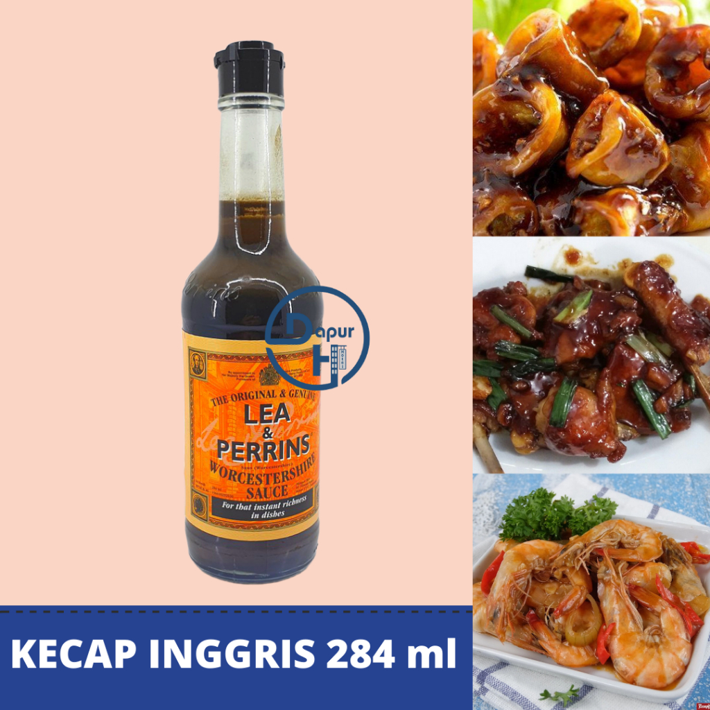 

LP Wortchester Sauce Kecap Inggris 284 ml Halal /Lea and Perrins Import Wortchestershire//