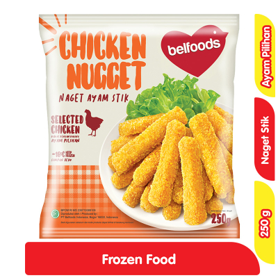 

Belfoods Favorite Chicken Nugget Stick 250 g Khusus Instan/Sameday