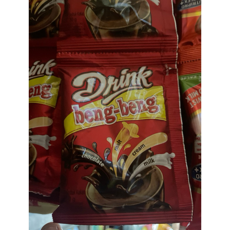 

Beng beng drink coklat isi 10 bks