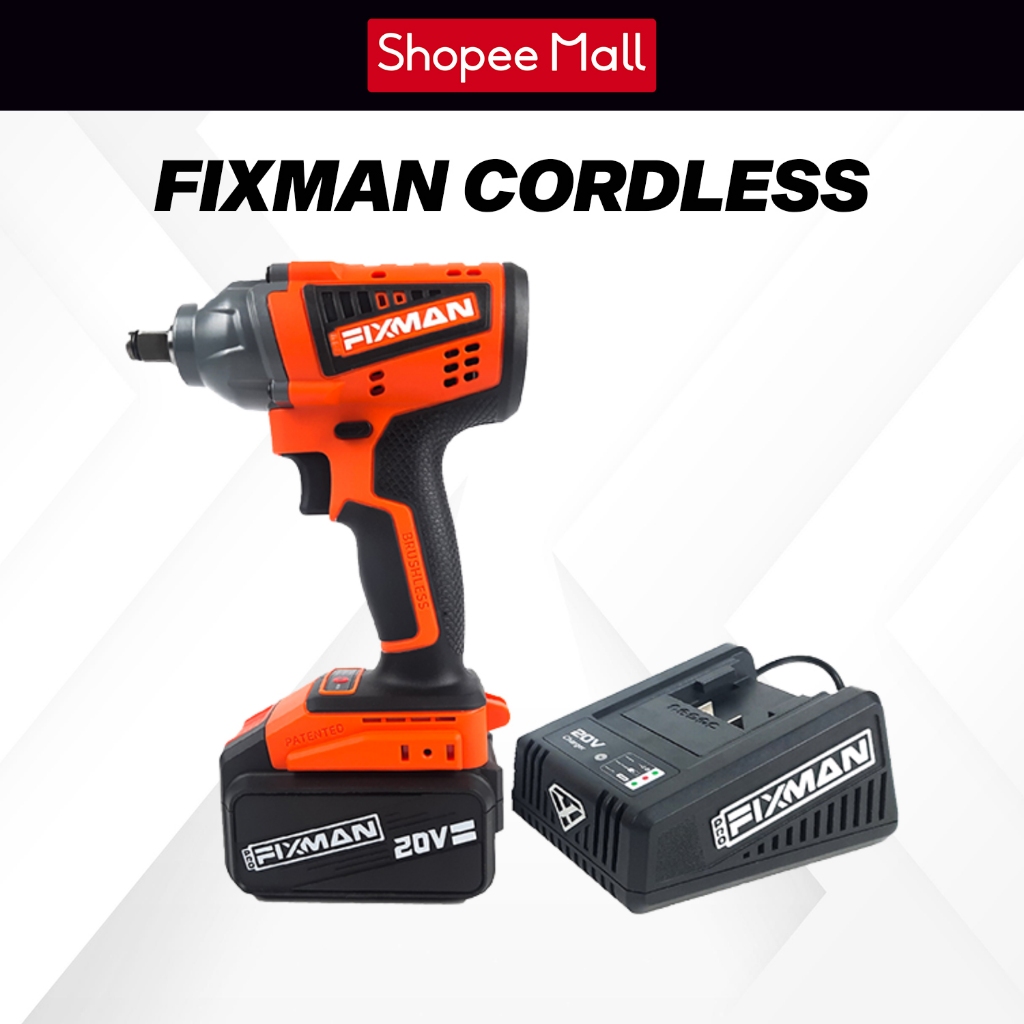 Fixman Cordless Brushless Impact Wrench - Bor Elektrik