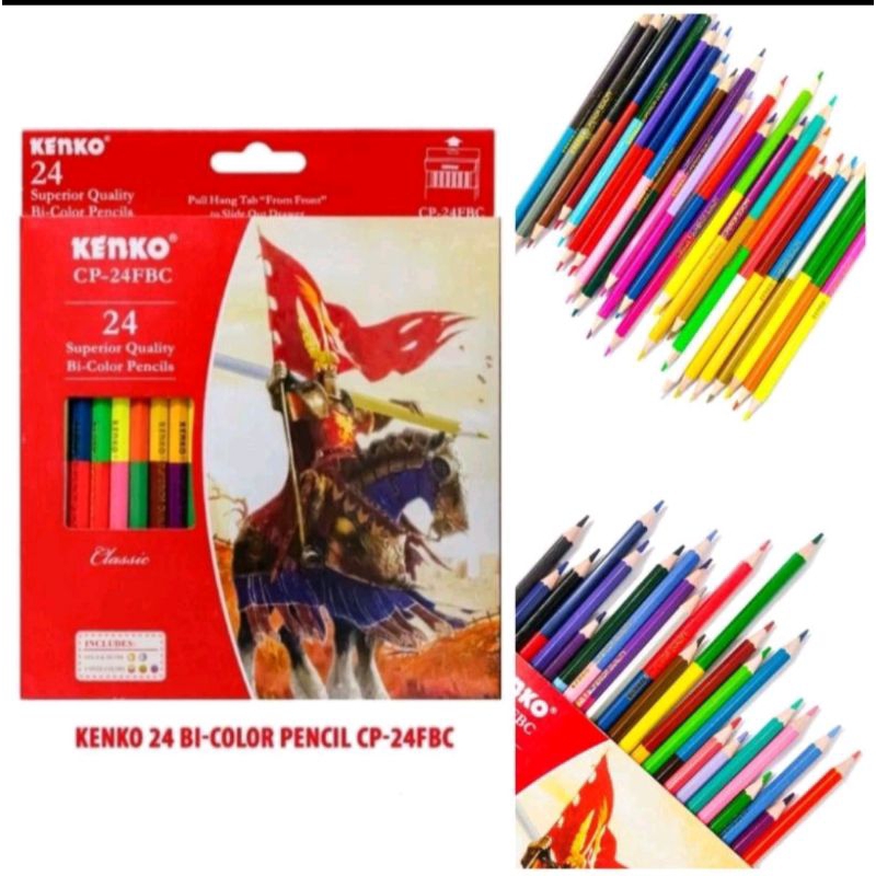 

Kenko Pensil Warna CP-24FBC (48 warna) Bi-Colour