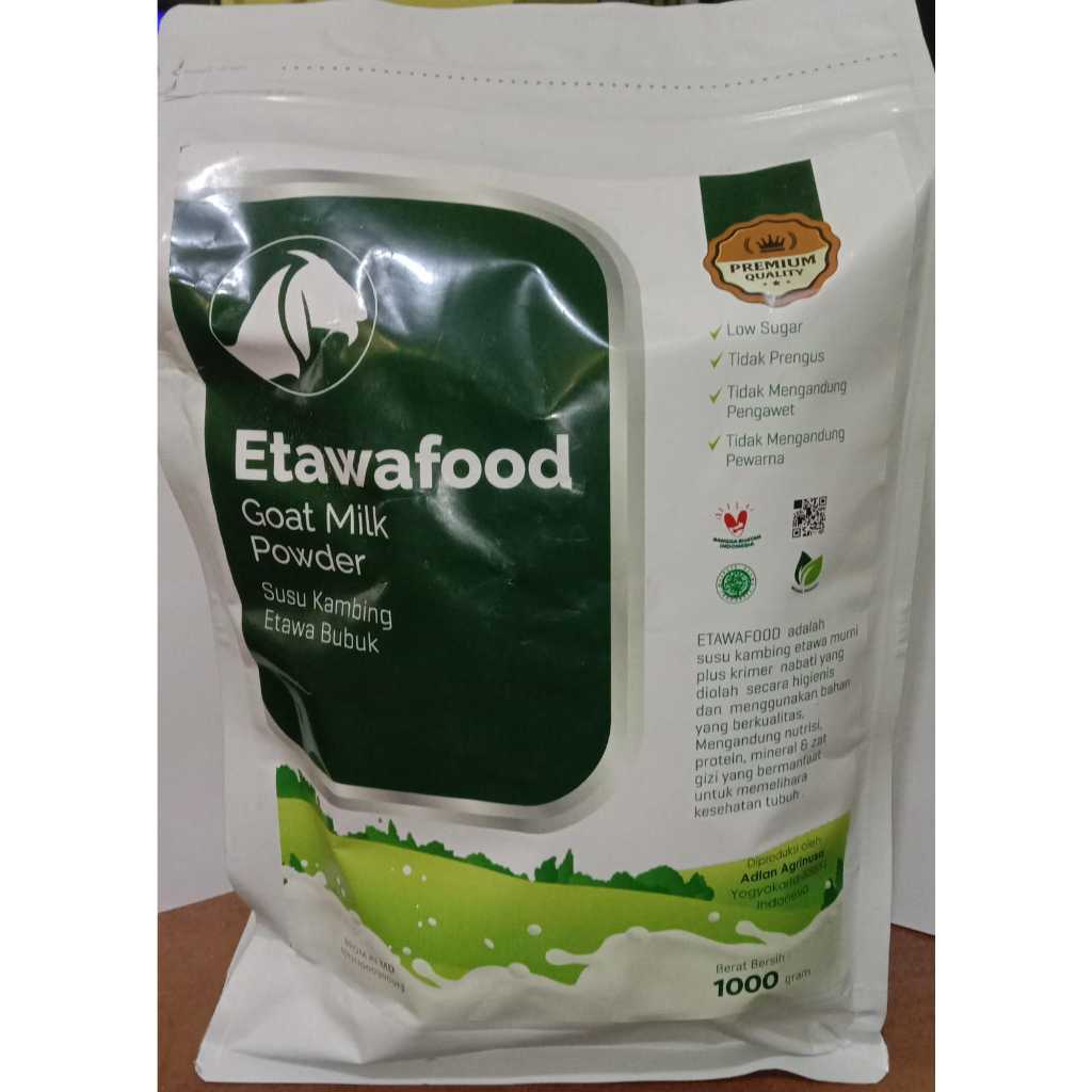 

ETAWAFOOOD GOATMILK SUSU BUBUK 1000GRAM/1KG