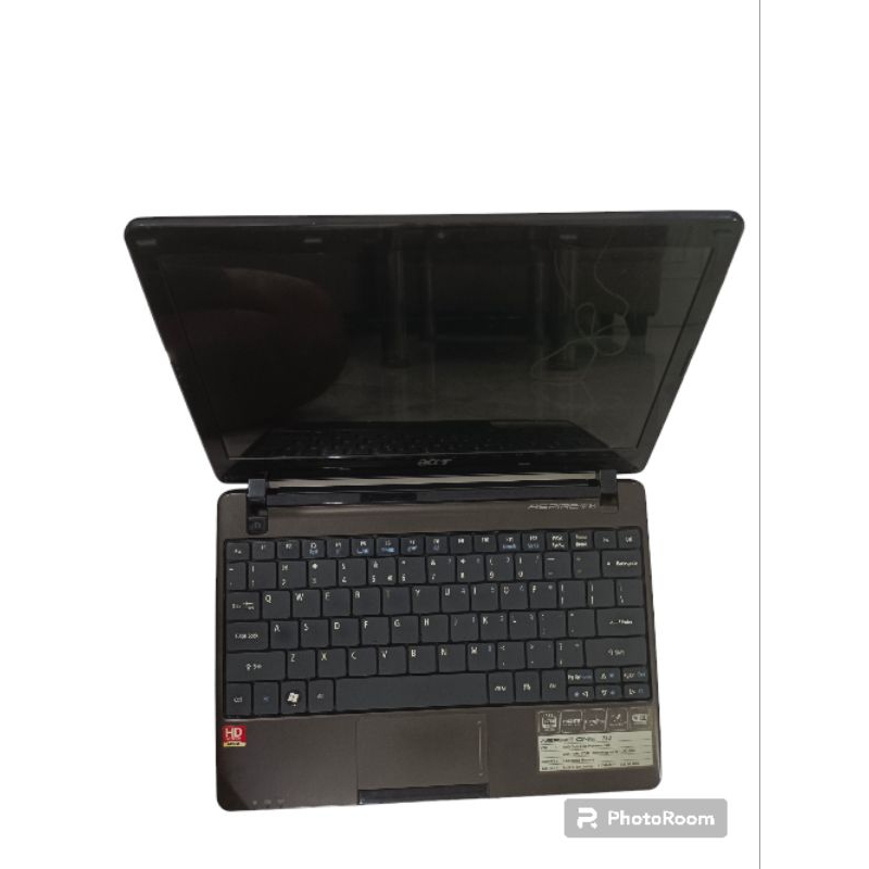 Jual laptop laptop  Acer Aspire one 722 Bekas cocok untuk anak kuliah dan kerja